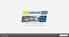 Desktop Screenshot of garage-e42.be
